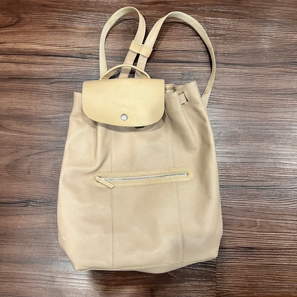 Longchamp Leather Backpack